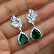 Fashion Pear Shaped Water Drop Zircon Women's Earrings – Stylish Gifts — 5