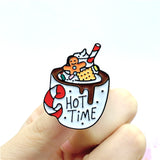 Christmas Tree Trolley Cup Candy Socks Brooch – Jewelry Gift Ideas — 2