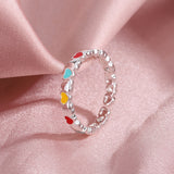 Korean Style Simple Traffic Light Colored Loving Heart – Stylish Gifts — 8