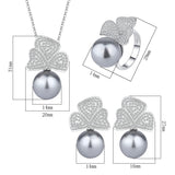 Retro Women's Grey Bead Fashion Versatile Set – Stylish Gifts — 6