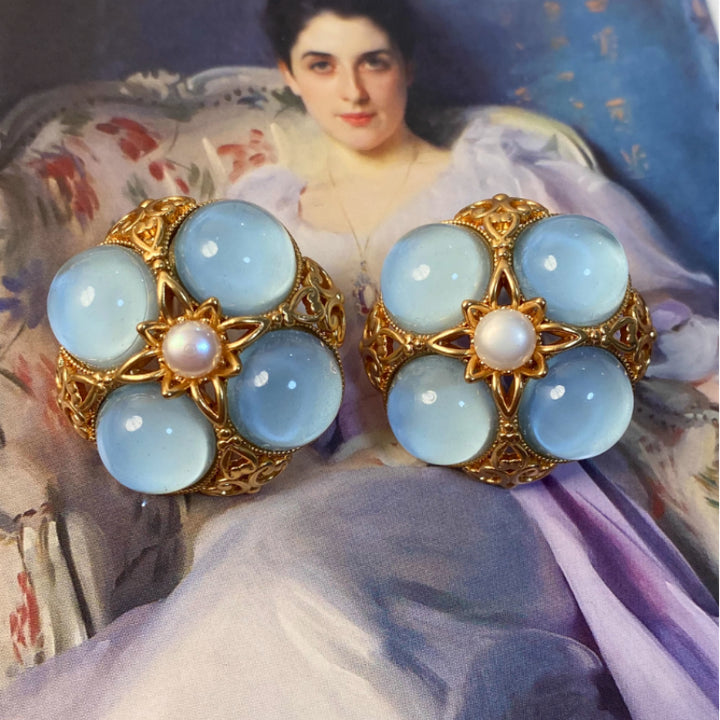 Retro Court Glaze Earring Ear Clip – Jewelry Gift Ideas — 1