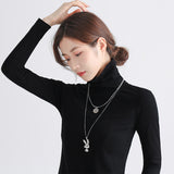 Double Decorative Titanium Steel Necklace Light – Jewelry Gift Ideas — 3