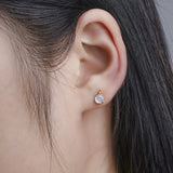 Natural Elongated Stone Earrings For Women – Gifts for Her — 1
