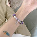 Panjia Style Beaded Purple Hot Air Balloon Bracelet – Stylish Gifts — 2
