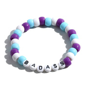 Colorful Beach Boho Ball Alphabet Bracelet – Jewelry Gift Ideas — 13