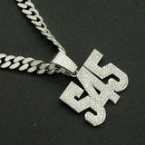 Hip-hop Full Diamond Three-dimensional Number – Jewelry Gift Ideas — 6