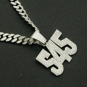 Hip-hop Full Diamond Three-dimensional Number – Jewelry Gift Ideas — 6
