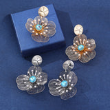 Hollow Flower Tassel Earrings Fashion – Stylish Gifts — 1