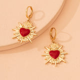 Simple Love Enamel Earrings Ornament – Gifts for Couples — 3