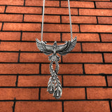 Fashion Alloy Big Phoenix Pendant Necklace – Jewelry Gift Ideas — 1