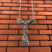 Fashion Alloy Big Phoenix Pendant Necklace – Jewelry Gift Ideas — 1