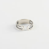 S925 Sterling Silver Retro Twist Destiny Love Ring – Gifts for Couples — 5