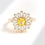 Sunflower Ring Fashion All-match Opening – Stylish Gifts — 3