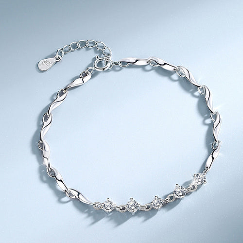 999 Sterling Silver Bracelet For Women's Light – Jewelry Gift Ideas — 1