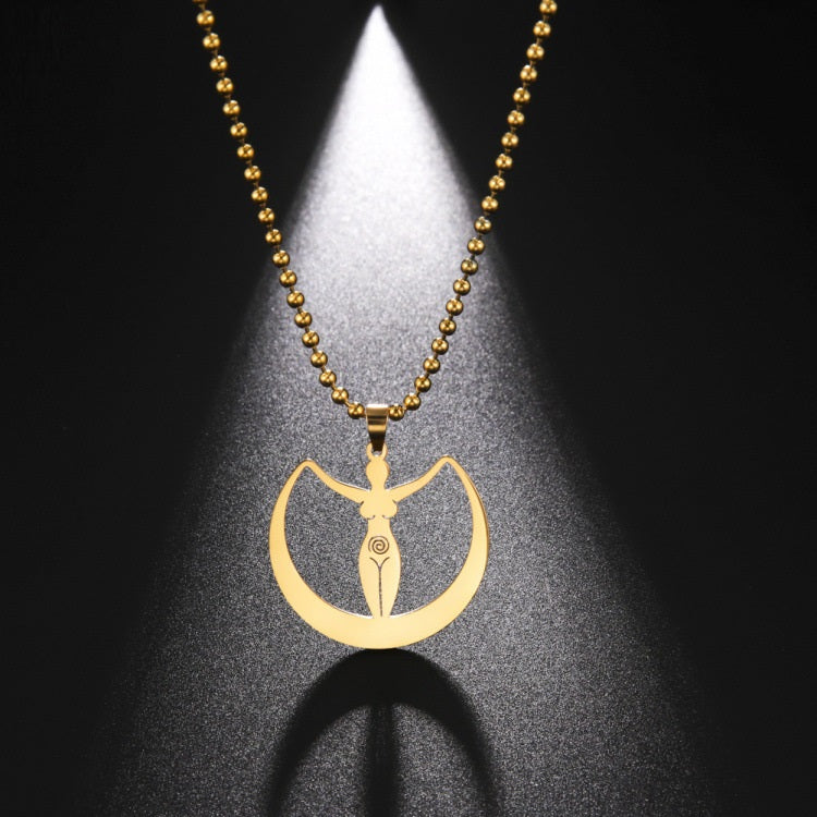 Yoga Gymnastics Moon Female Cartoon Character – Jewelry Gift Ideas — 1