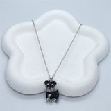 Cute Cartoon Schnauzer Exquisite Eco-friendly – Jewelry Gift Ideas — 2