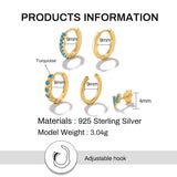 Women's Sterling Silver Stacked Earrings Set – Gifts for Her — 2