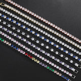 Round Full Diamond Tennis Chain Hip Hop Ear – Stylish Gifts — 7