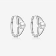 S925 Sterling Silver Pearl Small Ear Ring Women's – Gifts for Her — 6