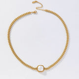 Pearl Necklace And Earrings Suite Fashion Wheat – Jewelry Gift Ideas — 2