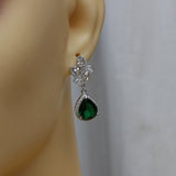 Fashion Pear Shaped Water Drop Zircon Women's Earrings – Stylish Gifts — 6