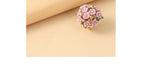 Romantic Ceramic Flower Rose Diamond Metal Alloy – Gifts for Couples — 13