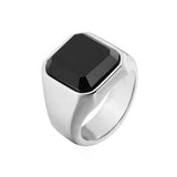 Fashion Retro Men's Simplicity Square Ring – Stylish Gifts — 2