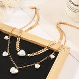 Vintage Pearl Cross Coin Pendant Necklace Women's – Jewelry Gift Ideas — 2