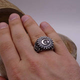 Alloy Moon Pentagram Pattern Women's Ring – Gifts for Her — 4
