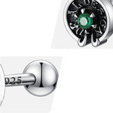 Men's Premium Vintage Sterling Silver Earrings – Gifts for Him — 3