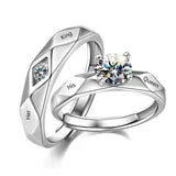 Couple Couple Rings Open Mouth White Gold Plated Men – Gifts for Her — 4