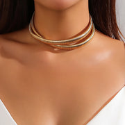 Fashion Metal Snake Bone Collar Women's Simple – Jewelry Gift Ideas — 1
