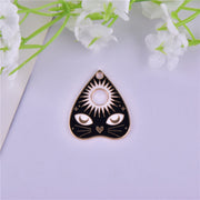 Cat Sun Eye Oil Dripping Alloy Ornament Pendant – Jewelry Gift Ideas — 4