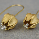 Tulip In Bud Sterling Silver S925 Women's Earrings – Gifts for Her — 5