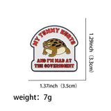 Frog Quotation Brooch Cartoon Golden M Badge – Jewelry Gift Ideas — 6