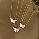 Geometric Butterfly Pendant Butterfly Necklace – Jewelry Gift Ideas — 6
