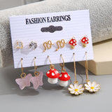 Fashion Creative Flower For Mushroom Earrings – Stylish Gifts — 2