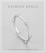 S925 Sterling Silver Simple Ring Female Japanese – Gifts for Her — 9