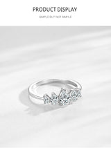 Women's S925 Sterling Silver Drop-shaped Ring – Gifts for Her — 4