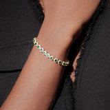 Gold Plated Turquoise Tennis Bracelet – Jewelry Gift Ideas — 2