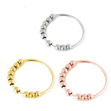 Stress Anxiety Stainless Steel Bead Ring – Special Occasion Gifts — 1
