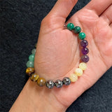Amethyst Green Dongling Stone Beaded Bracelet – Jewelry Gift Ideas — 2