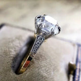 Hand Jewelry Brass Plated Two Tone Zircon Women's – Jewelry Gift Ideas — 3