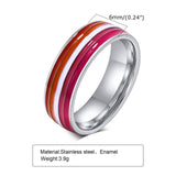 Ring Color 8mm Men's Same Color Flag Ring Foreign – Jewelry Gift Ideas — 7