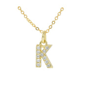 English Letter Necklace Micro Inlaid Zircon – Jewelry Gift Ideas — 9