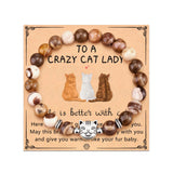 Fashion Jewelry Natural Stone Cat Bracelet Black – Jewelry Gift Ideas — 7
