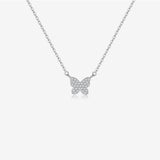 S925 Sterling Silver Butterfly Micro Zircon-laid – Jewelry Gift Ideas — 2