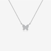 S925 Sterling Silver Butterfly Micro Zircon-laid – Jewelry Gift Ideas — 2