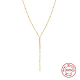 Sterling Silver Super Colored Diamond Collarbone – Jewelry Gift Ideas — 5