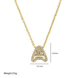 Brass 18K Inlaid Zirconium 26 English Small – Jewelry Gift Ideas — 10